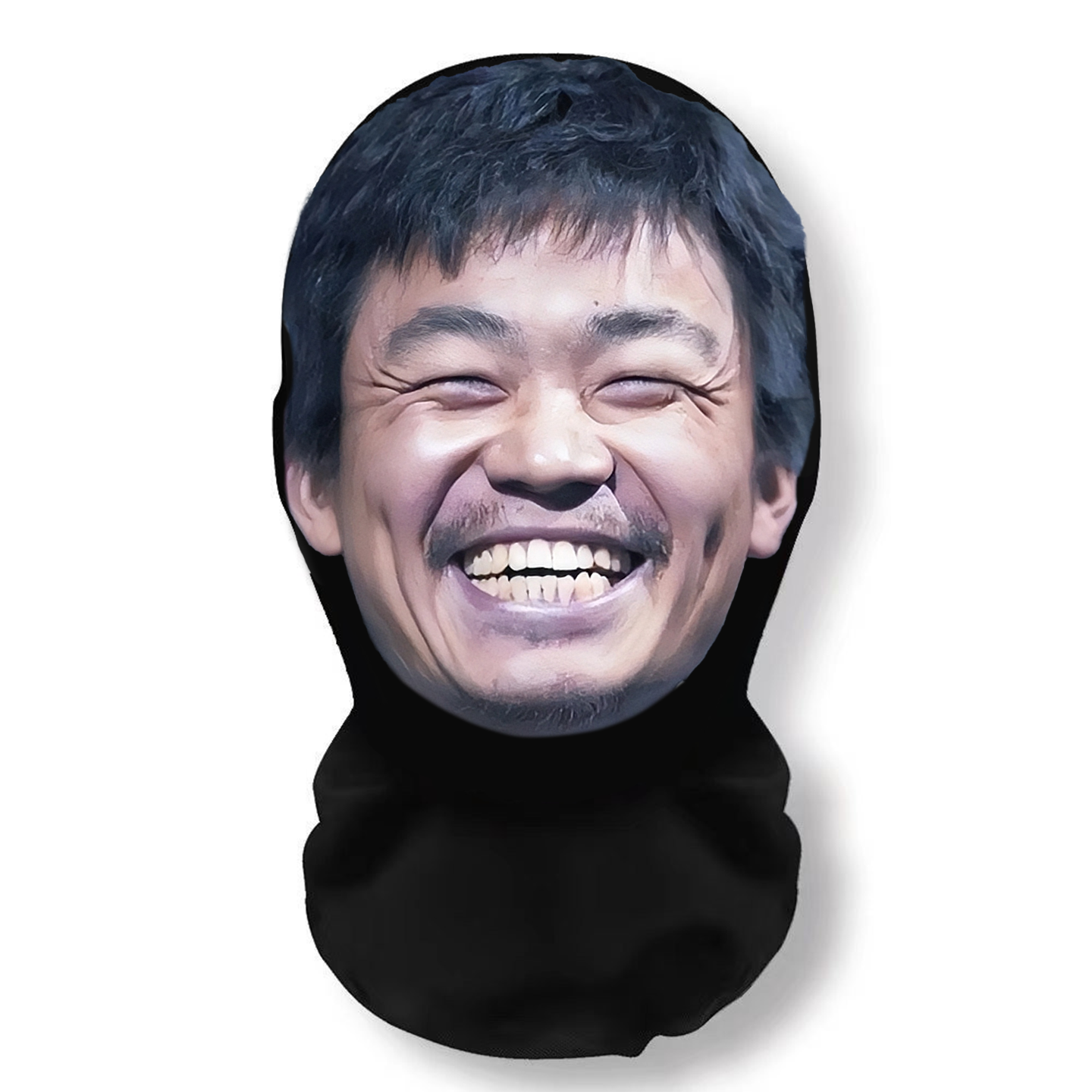 如花抽象头套名人脸表情包网纱星爷印花搞笑搞怪活动骑行拔河面罩 - 图1