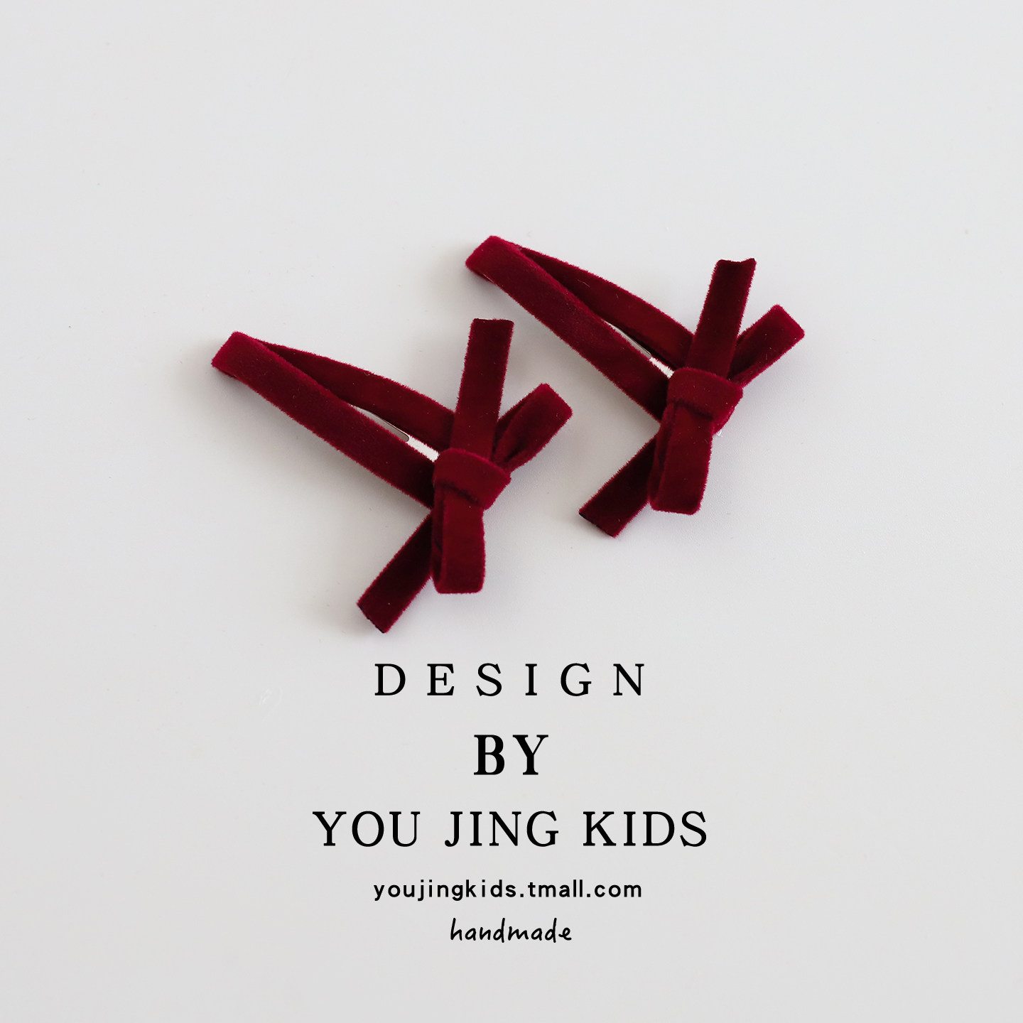 儿童蝴蝶结韩系发夹女童丝绒洋气BB夹发卡女孩简约边夹刘海夹头饰,淘宝优惠券,粉丝福利购,淘宝优惠卷