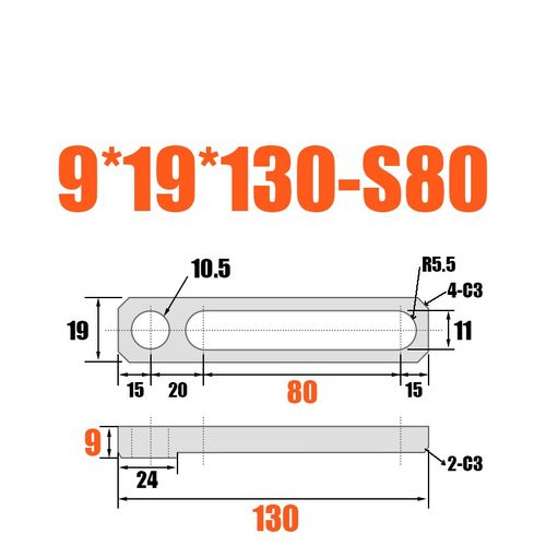 模具定距拉板Y74A/B拉排外拉杆Y74012塞打螺丝套行程挡圈开模控制 - 图0