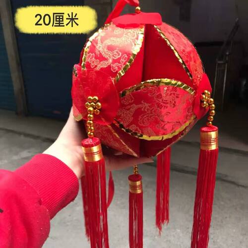 广西靖西民族三月三特色纯手工艺绣球婚庆舞蹈道具击鼓传花抛绣球 - 图2
