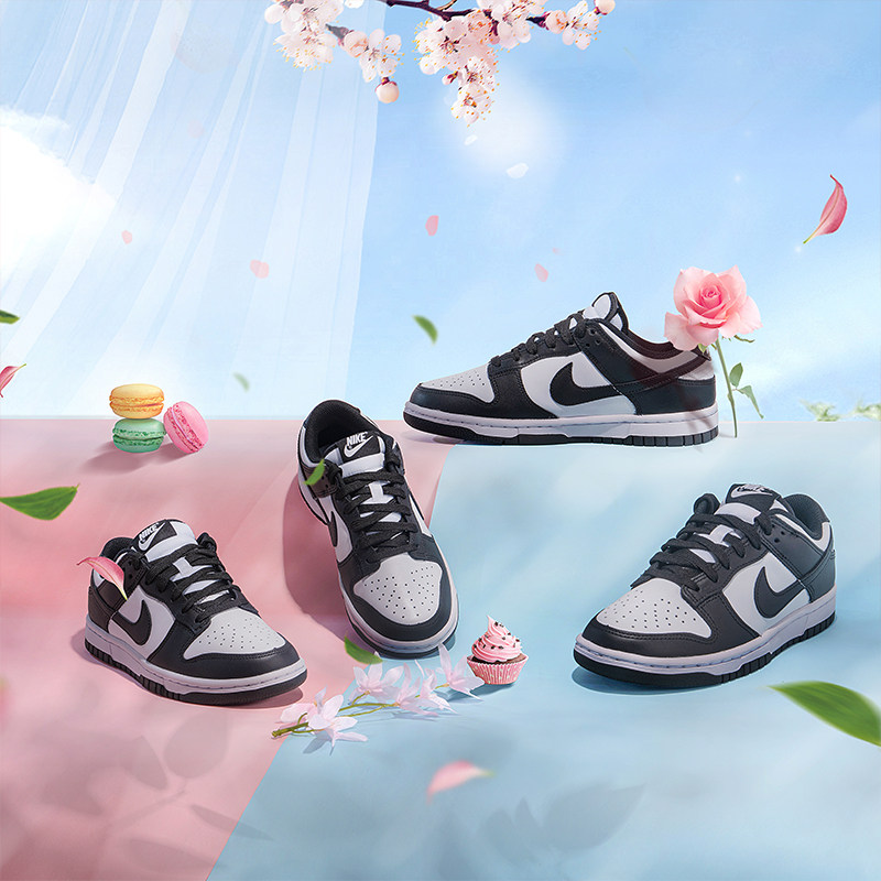 nike dunk low黑白熊猫运动休闲鞋 FashionFever板鞋