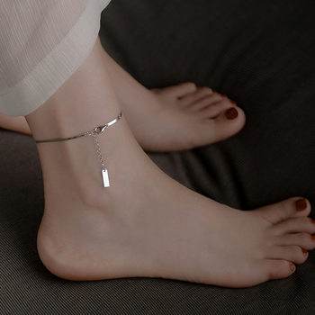 Snake Bone Anklet Feminine Simple 2022 Summer New Fashion Ins Cool Style Sexy Exotic Foot Accessory Anklet