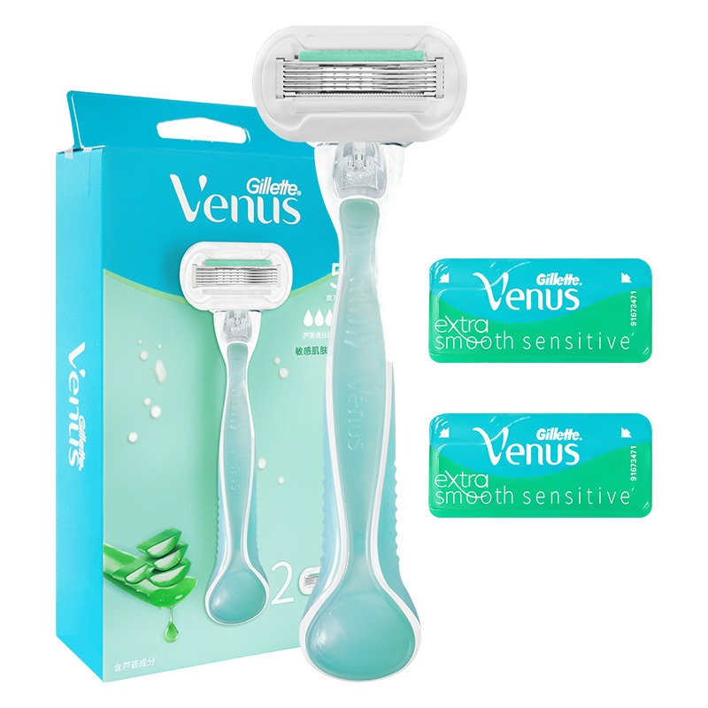 吉列venus维纳斯脱毛刀女士刮毛刀手动剃毛刀私处腋下除毛刮毛器