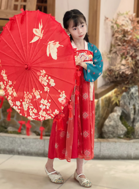 儿童小号油纸伞花瓣伞装扮演出汉服走秀道具伞中国风新中式伞