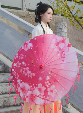 新中式油纸伞汉服道具装扮演出走秀伞舞蹈摄影中国风古典古风