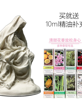 欧式人物摆件香薰精油扩香石礼物