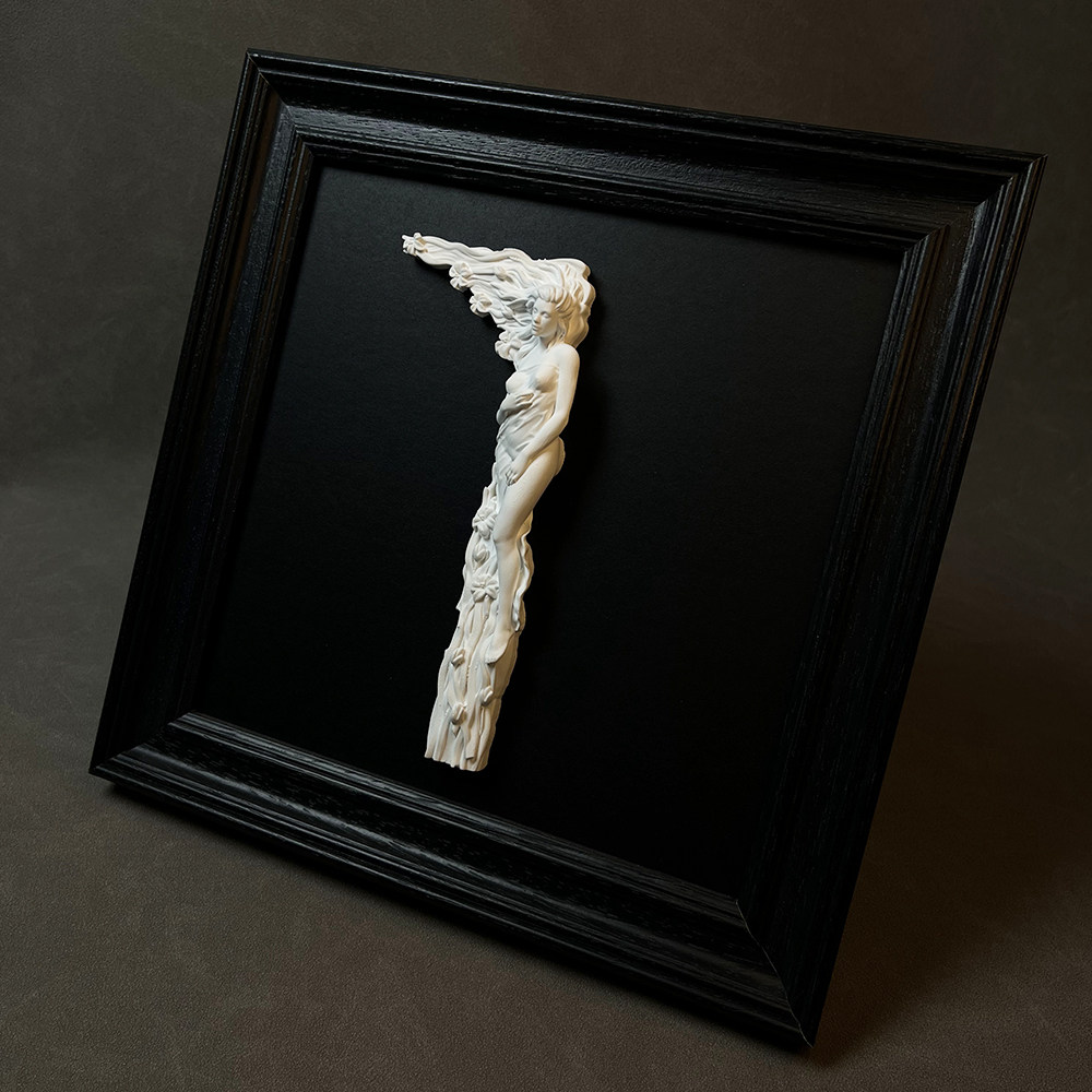 现代艺术装饰画家居墙面轻奢法式浮雕石膏立体挂画相框摆件礼物,淘宝优惠券,粉丝福利购,淘宝优惠卷