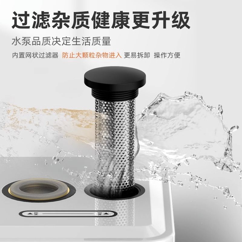 德力西智能永磁变频恒压增压泵小型家用厨房淋浴低音低噪灌溉抽水 - 图2