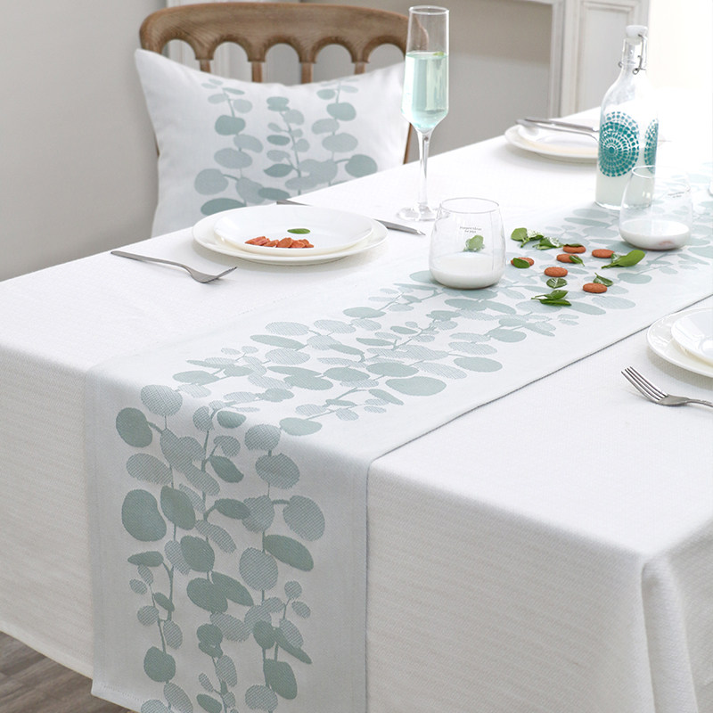 现代简约克洛伊桌旗北欧轻奢高端提花长条餐桌茶几电视柜装饰旗布,淘宝优惠券,粉丝福利购,淘宝优惠卷