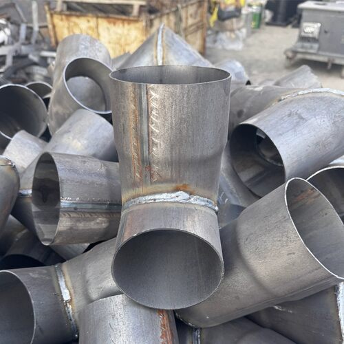 加厚烟筒弯头接头柴火灶取暖炉烟囱管烟出烟口烟管改装炉子铁弯头 - 图3