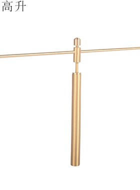 易步高升 探测棒  地灵尺 寻龙棒 探龙针 铜杨公寻龙尺一对摆件