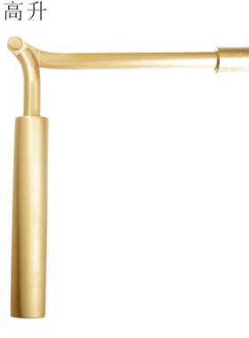 易步高升探测棒地尺找龙脉水脉仪 工具 铜A形折叠寻龙尺摆坛摆件