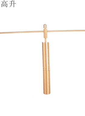 易步高升黄铜探测棒高精度水脉仪杨公寻龙尺22厘米防滑板装饰摆件