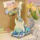 Guitar building blocks bouquet small particles girl