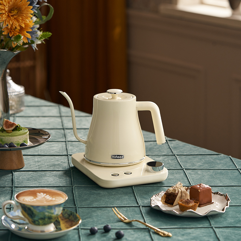 Hifood家用电热水壶长嘴小型功夫茶烧煮开水壶泡茶手冲咖啡控温壶