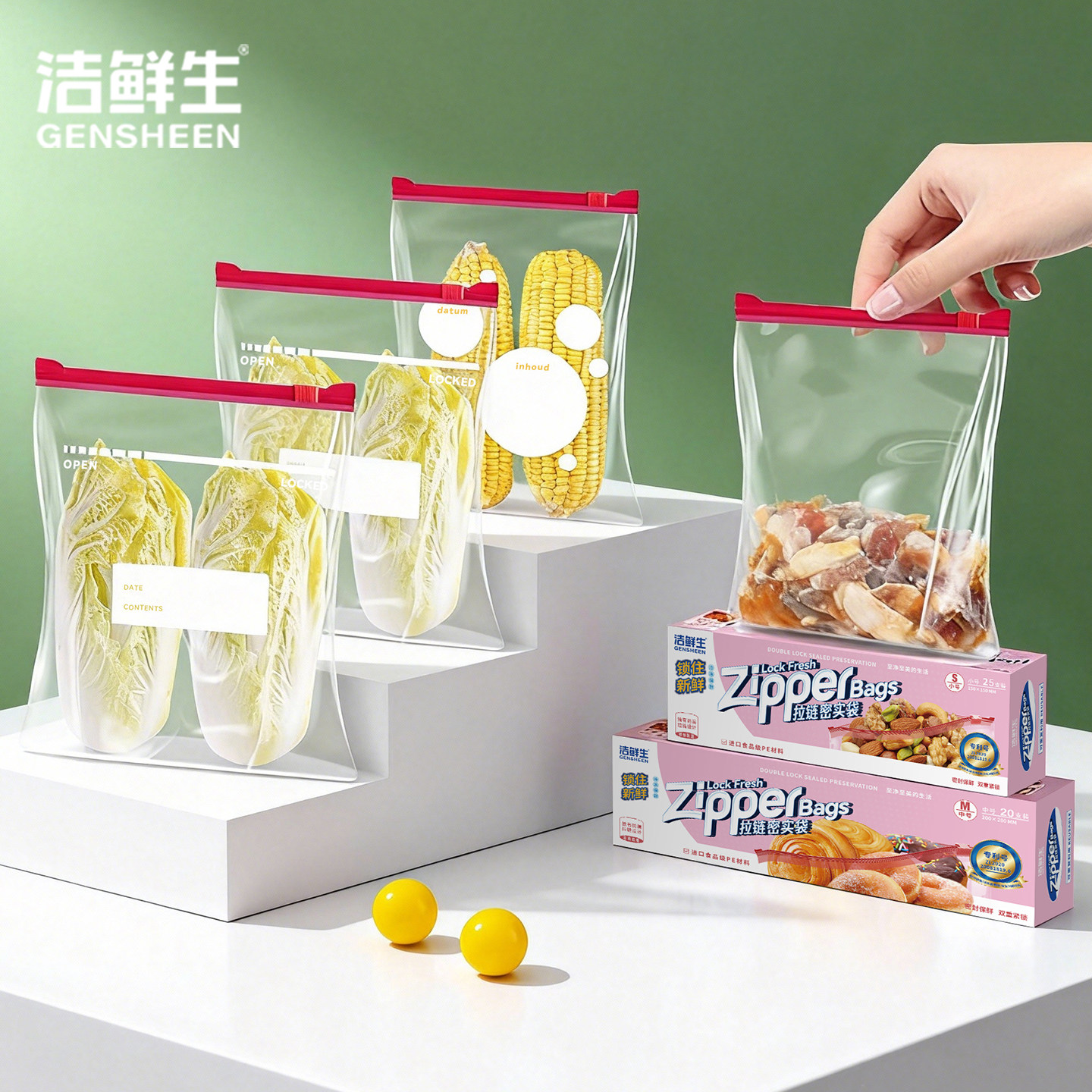 密封袋家用保鲜袋食品级自封分装袋冰箱冷冻专用食品袋拉链收纳袋,淘宝优惠券,粉丝福利购,淘宝优惠卷