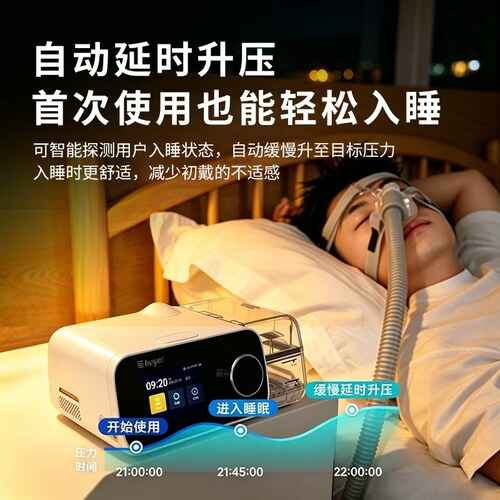 谊安呼吸机全自动家用双水平医用止鼾睡眠呼吸暂停综合征打呼 - 图0