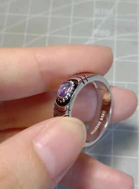 晓美焰戒指 魔法少女小圆 圆神恶魔焰黑长直二次元动漫钥匙扣项链