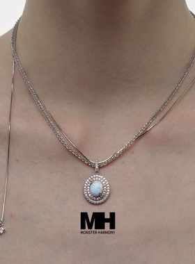 秘鲁之眼项链女原创2022年新款高级设计感小众个性