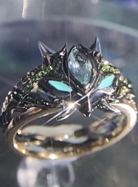 戒指靖妖傩舞“魈”原创同人cos周边饰品二次元印