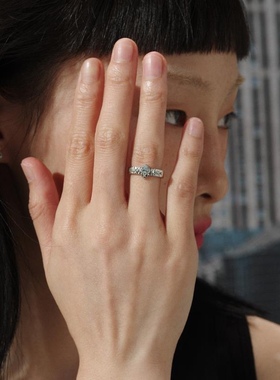 老大爷家新款游乐园国王之心戒指情侣款原创小众国潮