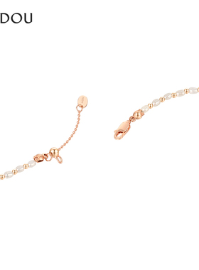 阿吉豆AJIDOU手链女925银淡水珍珠优雅时尚首饰手环手饰