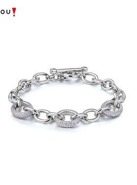 AJIDOU阿吉豆手饰女款灰色光迹系列手链手串