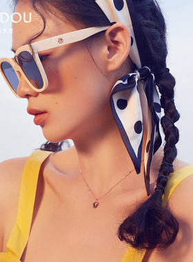 玫瑰金项链阿吉豆小爱心女