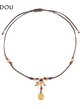 阿吉豆AJIDOU玄马迎福系列招财钱币饰品吊坠设计感小众项链毛衣链