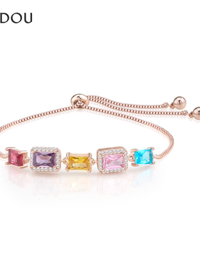 阿吉豆AJIDOU手链彩色手串饰品