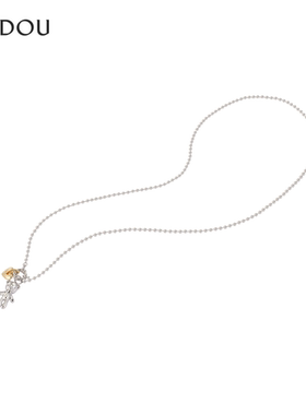 阿吉豆AJIDOU亲爱的小熊系列可爱女款项链锁骨链休闲时尚配饰饰品