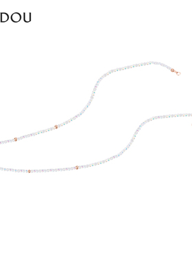 阿吉豆AJIDOU项链s925银锁骨链
