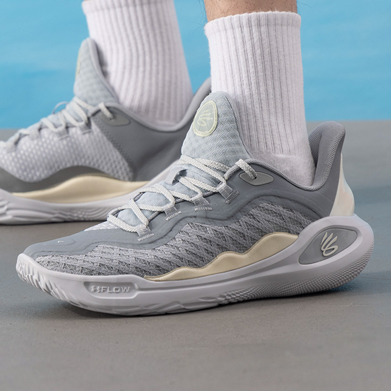 安德玛男鞋女鞋CURRY 11 YW 篮球鞋缓震舒适轻便透气运动鞋训练鞋 - 图0