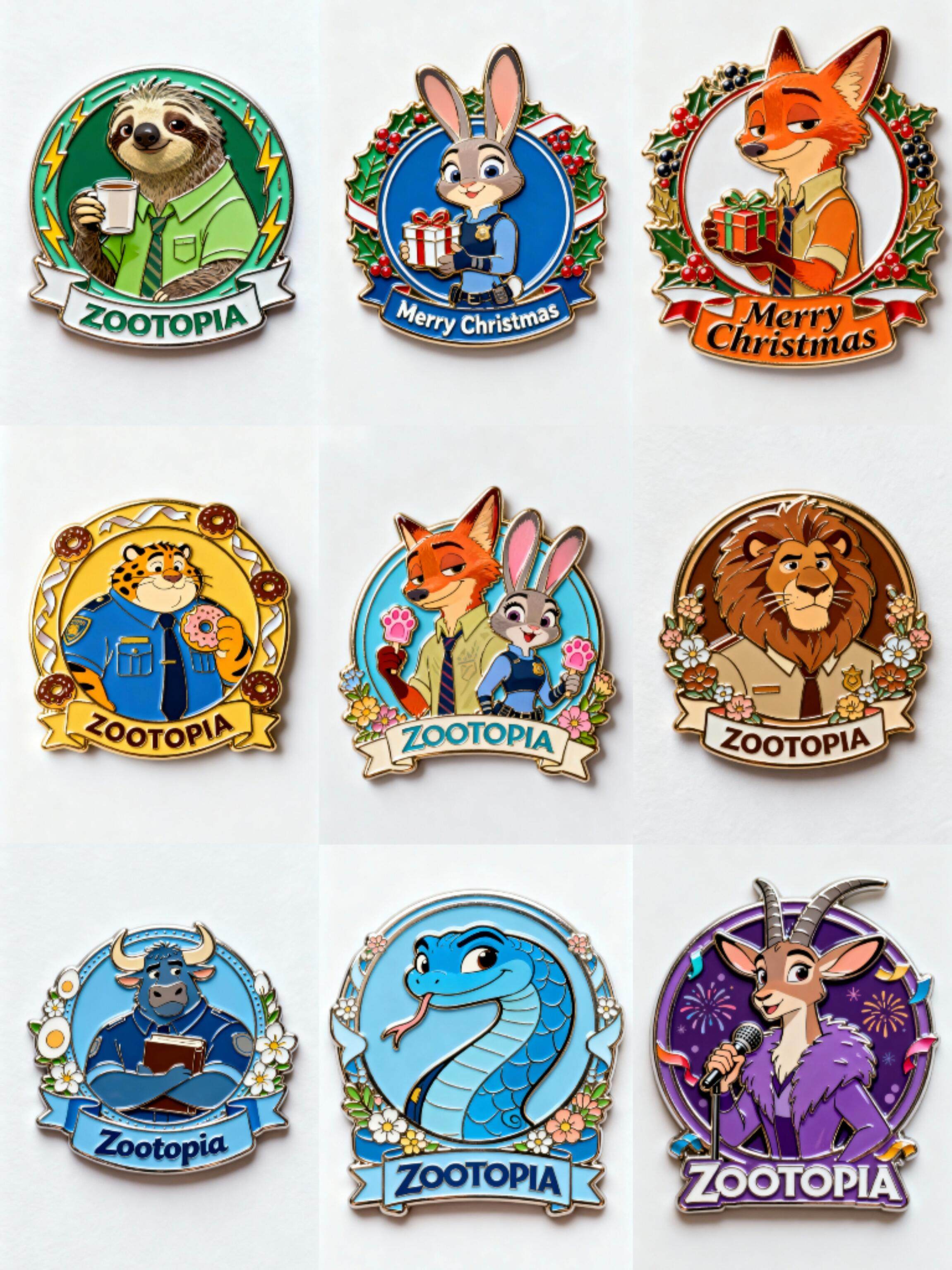 金属款】疯狂动物城2周边创意冰箱贴限定制朱迪尼克羊市长伴手礼,淘宝优惠券,粉丝福利购,淘宝优惠卷