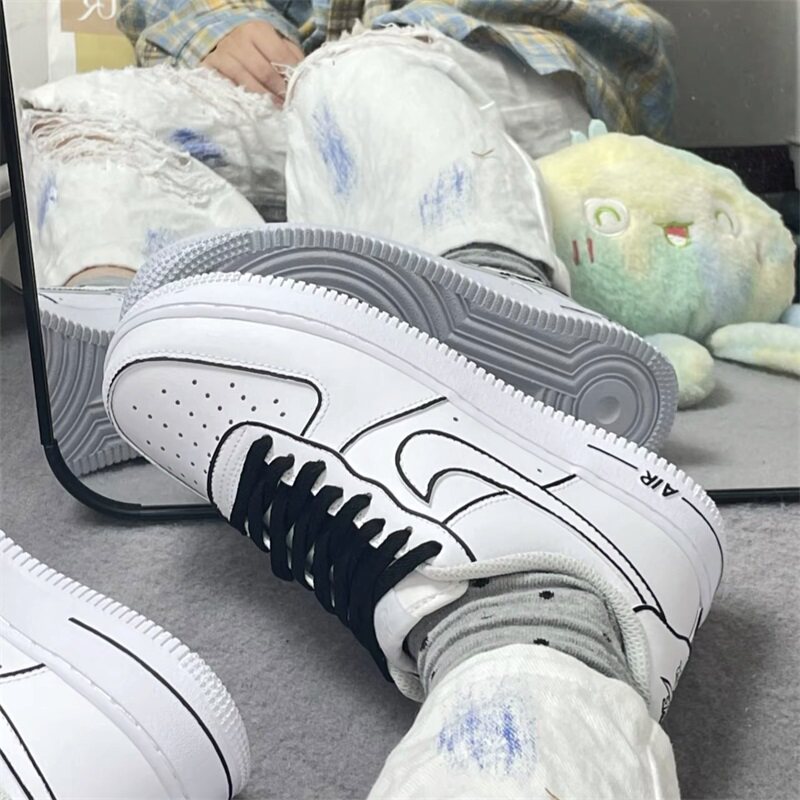 【球鞋定制】Nike耐克男女鞋子 FORCE 边界 空军低帮休闲百搭板鞋 - 图2