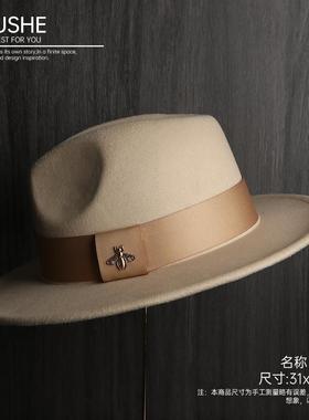 初舍印象 CHUSHE 样板房衣帽间帽子软装饰品道具样板间礼帽摆件