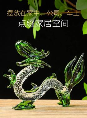 水晶生肖龙年礼物男女的朋友生日礼物桌面家庭客厅装饰酒柜生肖标
