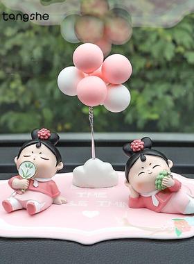 古风格格小摆件创意家居装饰唐小圆玩偶房间桌面摆设女孩生日礼物