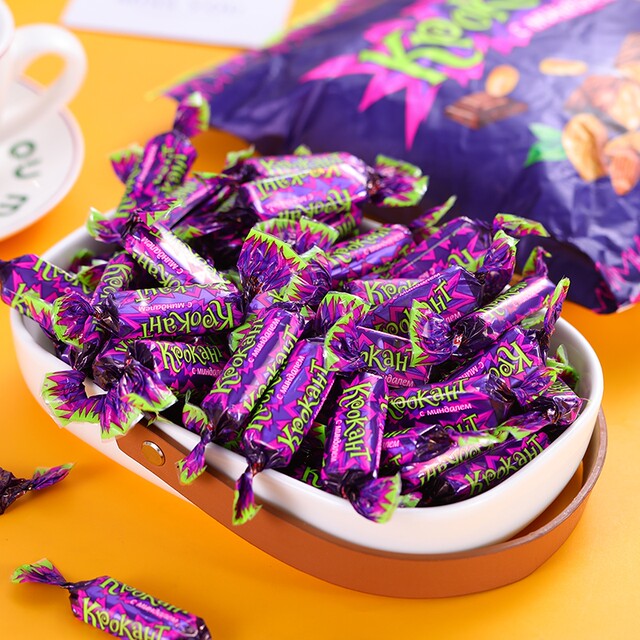 KDV imported purple sugar sandwich chocolate from Russia