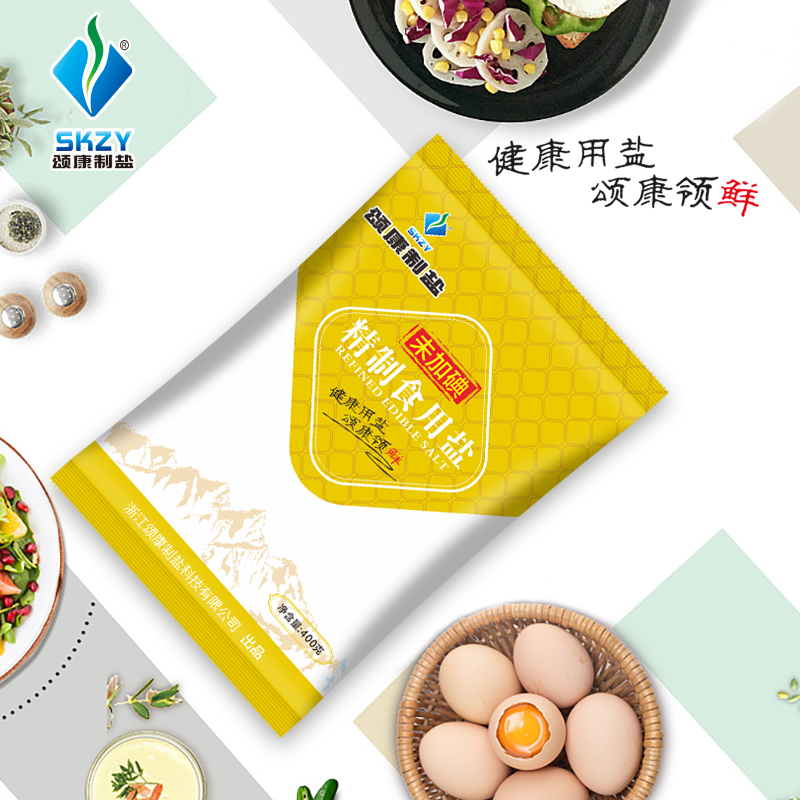 頌康制鹽無碘鹽400g*6袋未加碘食用鹽炒菜精制家用食鹽精細礦鹽_頌康制鹽調味品專營店_糧油調味/速食/干貨/烘焙