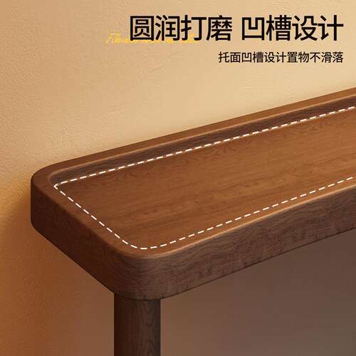 实木桌面置物架家用卧室化妆品香水台面饰品展示架阶梯收纳架杯架 - 图2