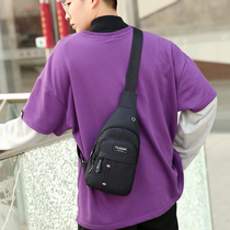 Kangaroo New Chest Bag Mens Leisure Sports Skew Satchel Briefs men 100 hitch Han version Chest Front Bag Travel Small Backpack