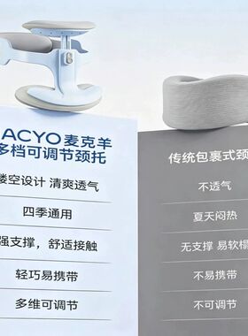 颈托固定支撑护颈颈椎预防脖子前倾防低头办公透气夏季可调节