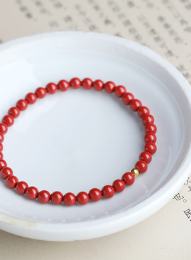 女款朱砂红绳手串手链