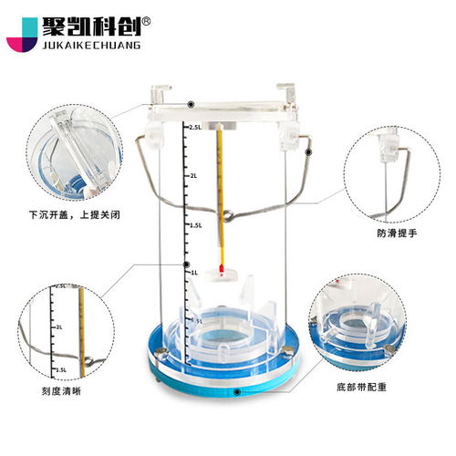 加厚有机玻璃采水器不锈钢水质采样器河流湖泊地表水废水深水污水 - 图1
