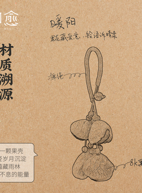 知愈果壳挂件手工铃挂铃