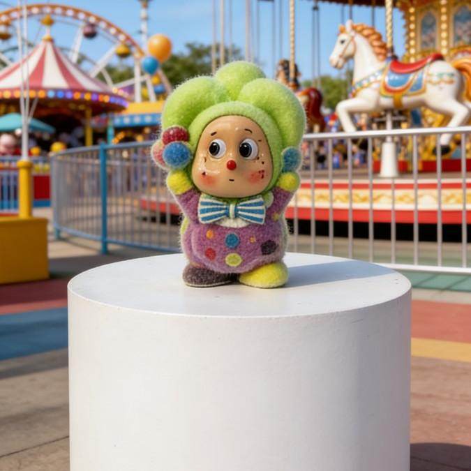 【个人单】【植绒马戏团小丑】10个颜色桌面摆件,淘宝优惠券,粉丝福利购,淘宝优惠卷