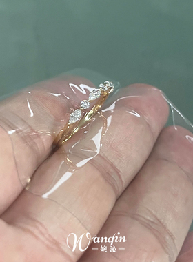 S925纯银马眼戒指小众设计感精致