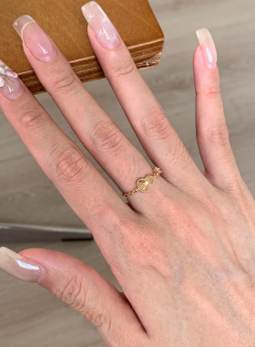 中古mini葫芦戒指女款轻奢高级感