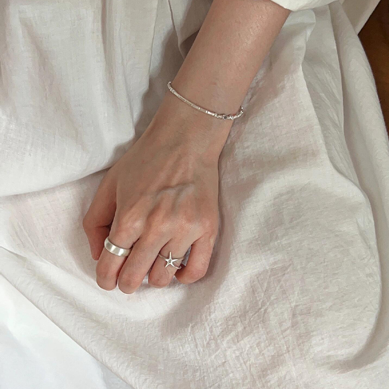 s925纯银海星戒指女小众设计感高级轻奢食指戒2025新款爆款食指戒 - 图3